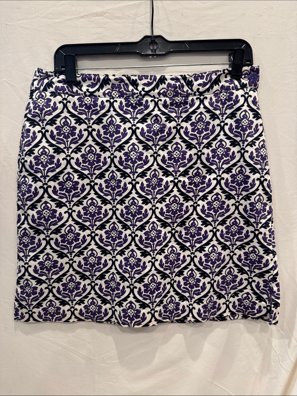 EP Pro Purple and White Patterned Women’s Mini Tennis Golf Skirt Size 8 Cotton